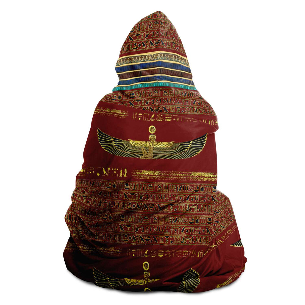 Egyptian Royal Tomb Hooded Blanket